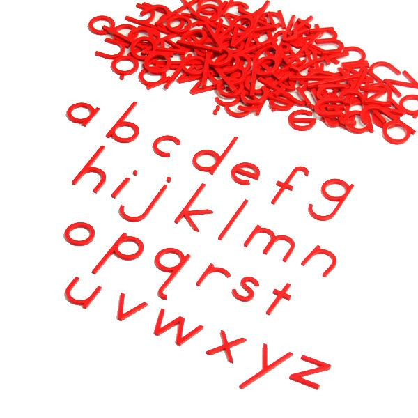 MONTESSORI PHONOGRAM MOVEABLE ALPHABETS – RED & BLUE LETTERS