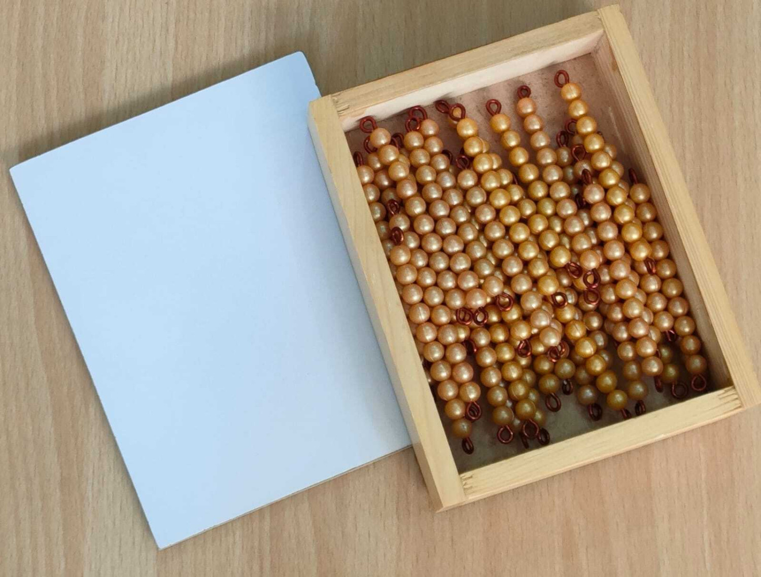 MONTESSORI GOLDEN BEAD RODS OF TEN 45