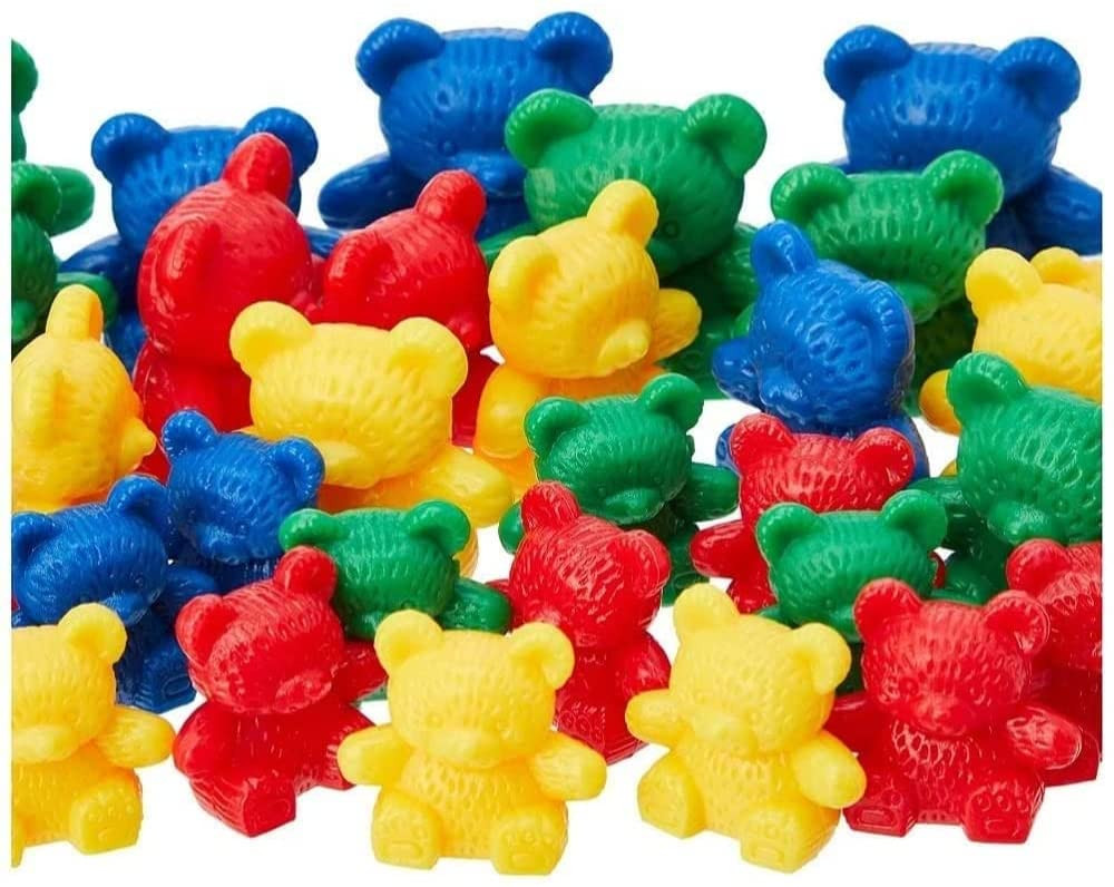 3 Bear counters – 80 Pcs. Math manipulative, educational toys, occupational therapy materials