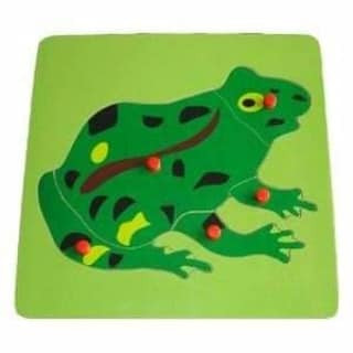 PUZZLE PARTS OF A FROG