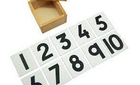 MONTESSORI CARDS FOR NUMBER ROD