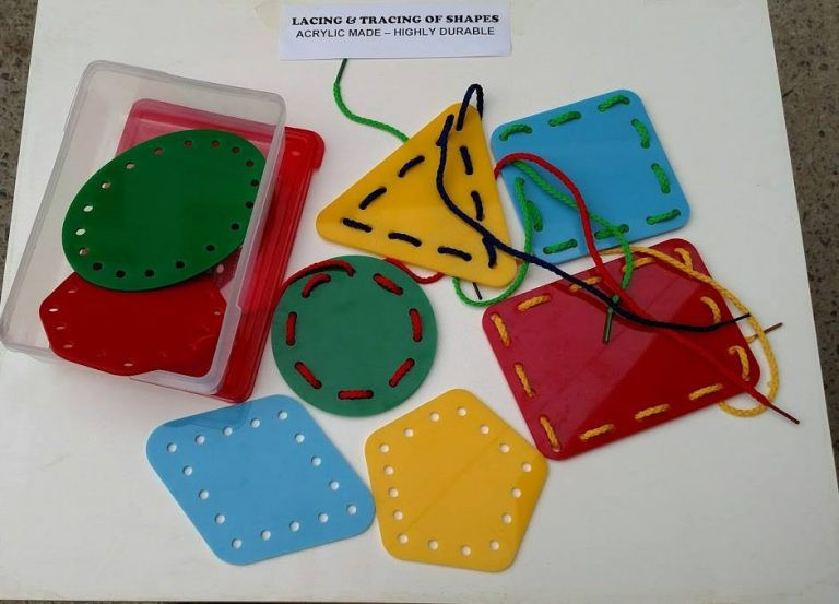 8 Lacing shapes activity online at lowest price in Pakistan