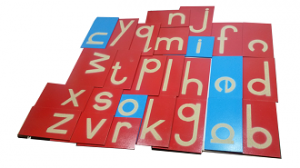 SANDPAPER LOWER-CASE LETTERS