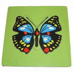 PUZZLE PARTS OF A BUTTERFLY