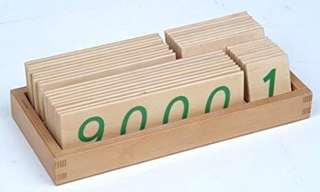 MONTESSORI DECIMAL LARGE CARDS – 1-9, 10-90, 100-900, 1000-9000